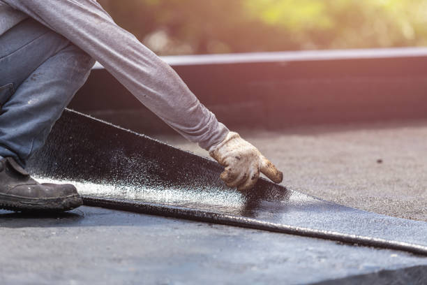 Professional Basement Waterproofing technician working in Ortonville, MI